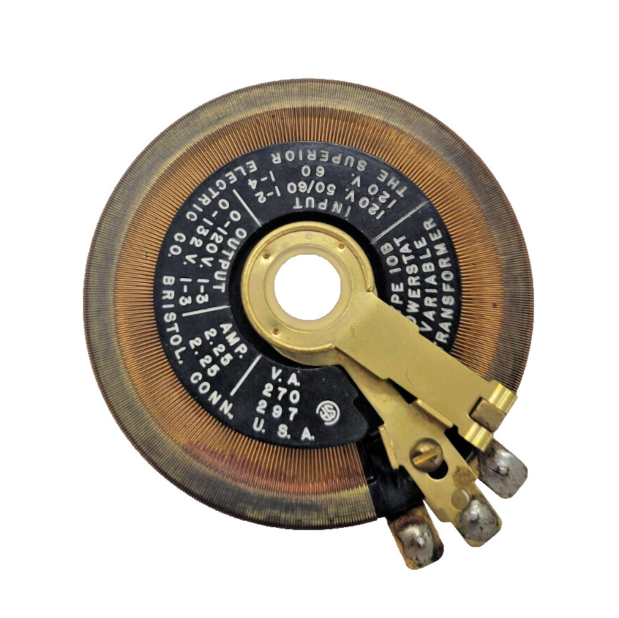 SUPERIOR ELECTRIC POWERSTAT 10B VARIABLE AUTOTRANSFORMER