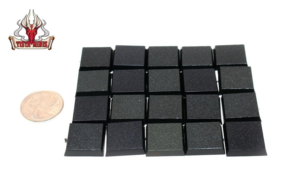 Warhammer 20mm Square Bases x20