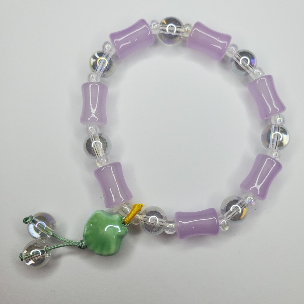 Hand crafted artisan unique gemstone bracelet