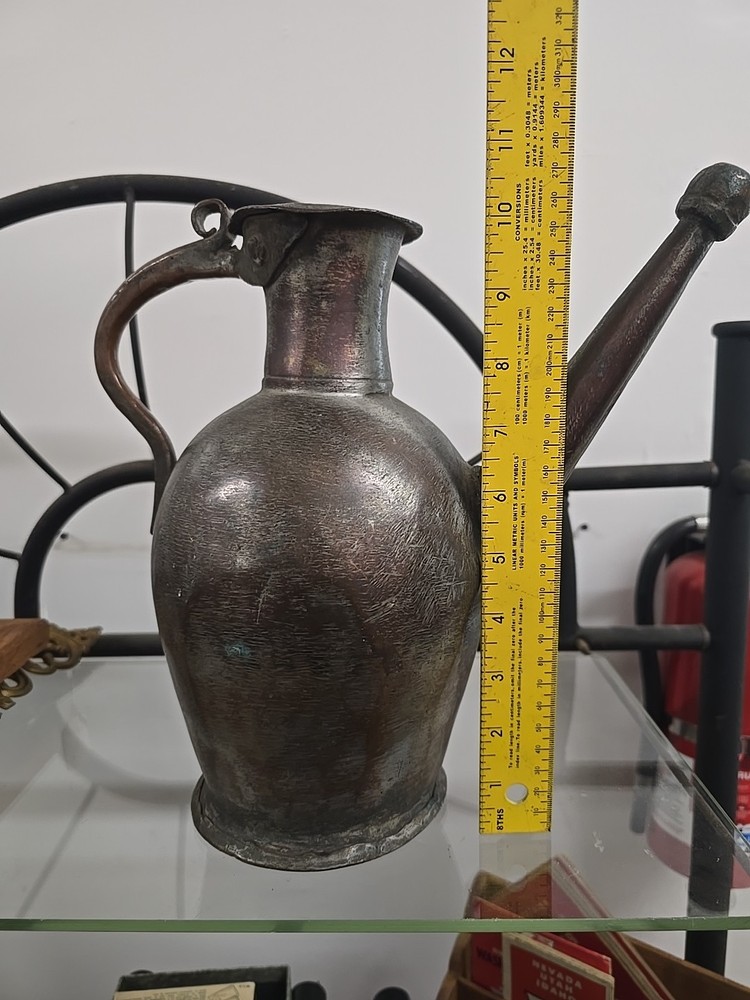 Antique 1800s Turkish Middle Eastern Copper Vessel