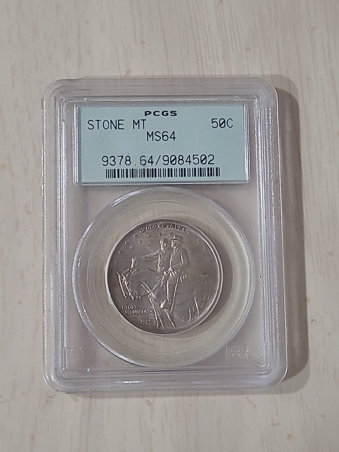 1925 Stone Mountain Half Dollar PCGS MS64 In Old Green Holder