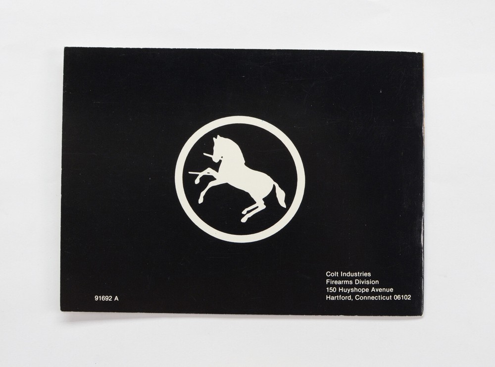 Colt Sauer 'Sporting Rifle' Instruction Manual 1977