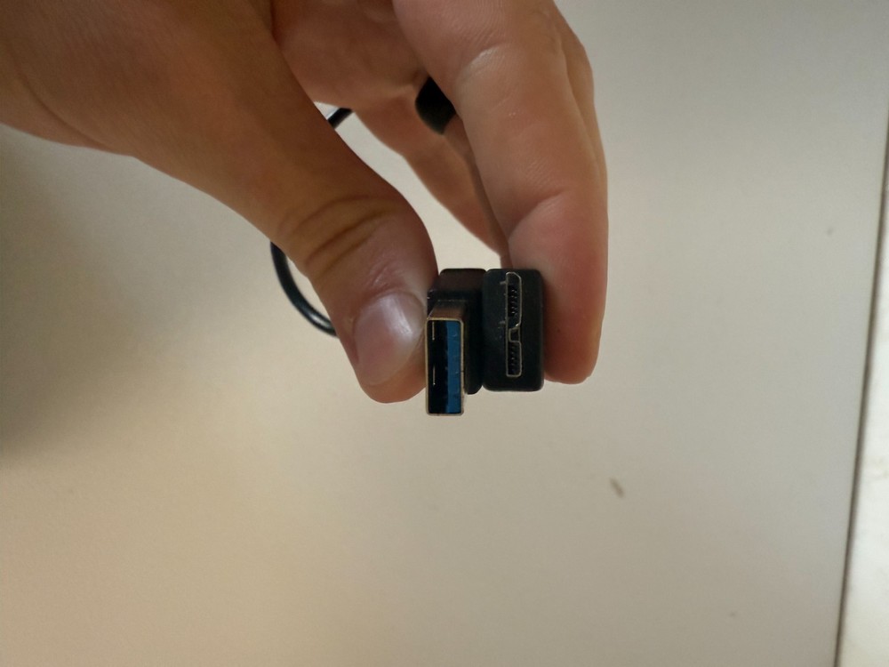Micro USB 3.0 Cable 1 ft, Type A Male to B, for External Hard...