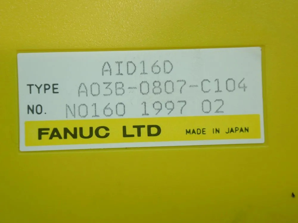 FANUC A03B-0807-C104 INPUT MODULE, 2PCS 06251170013