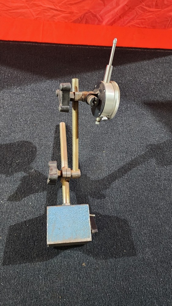 Dial Indicator with Adjustable Arm and Magnetic Base Precision Measurement Tool