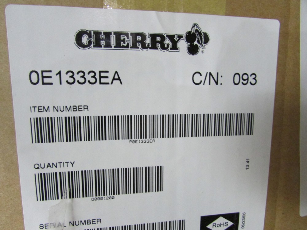 Lot 2 Cherry E13 15A Normally Open Snap Action Pushbutton MicroSwitch 125VAC/250