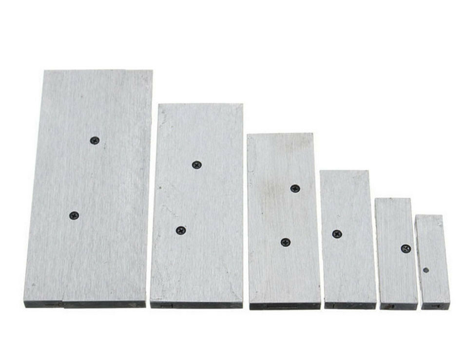 3/8" - 2-1/4" Adjustable Parallel Set Precision Parallel Measurement 6 Pcs/Set