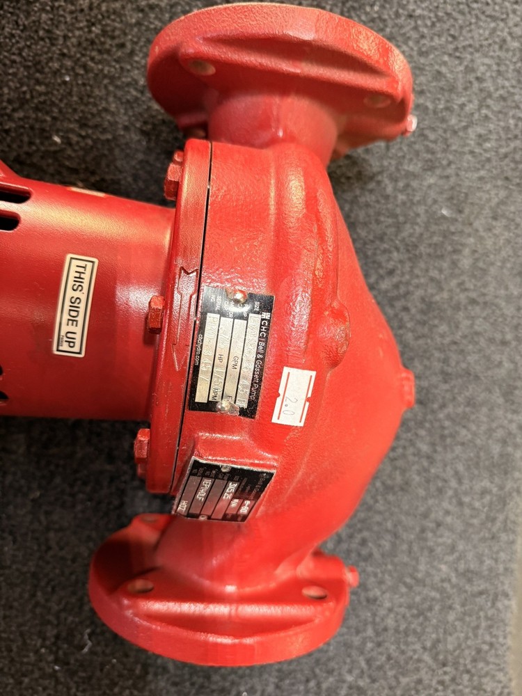 Bell & Gossett e-60, 3/4 HP size 3X5.25 Pump