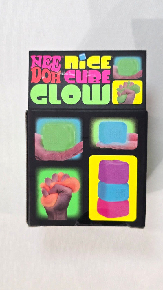 GREEN NEEDOH GLOW NICE CUBE! NEW! SUPER SOLID SQUISH!