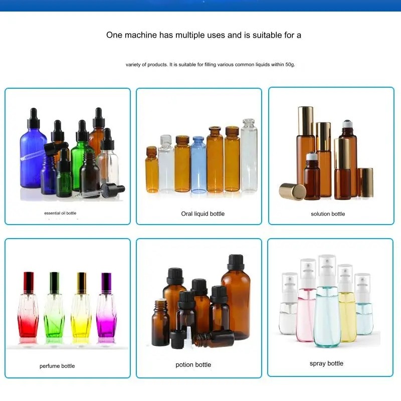 Automatic Liquid Filling Machine Digital Control Bottle Water Adjustable 10g AU
