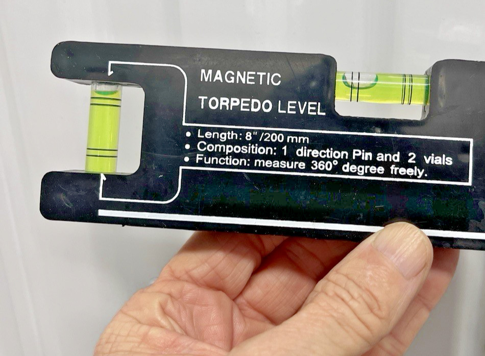 8in. MAGNETIC TORPEDO LEVEL