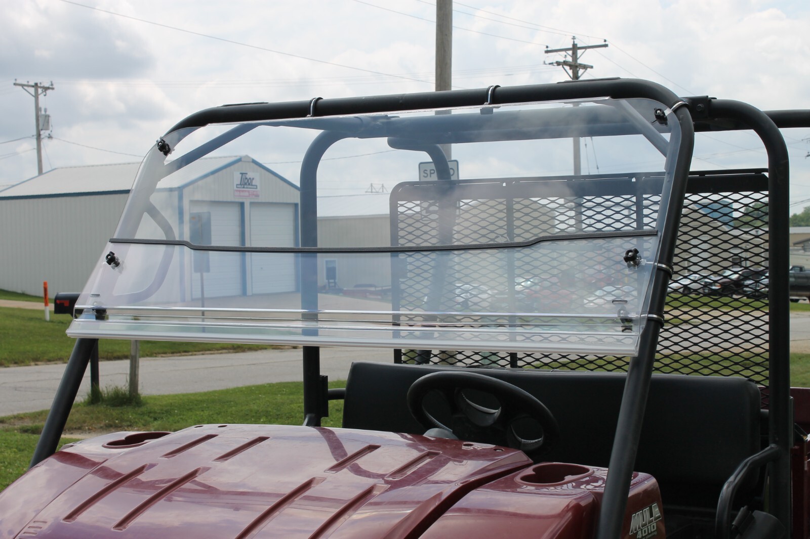 A & M Fold-up Windshield Compatable with Kawasaki Mule 4000 & 4010