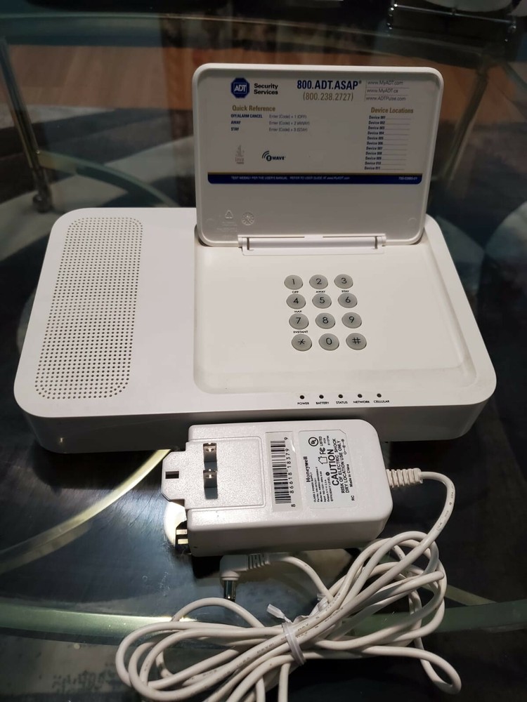 ADT Pulse Alarm System w/Wireless Camera, Base, Keypad, 3 Motion Sensor, KeyFob