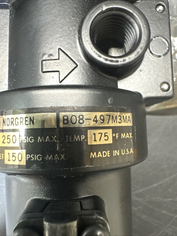 NORGREN # B08-497M3MA Compressed Air FILTER - REGULATOR