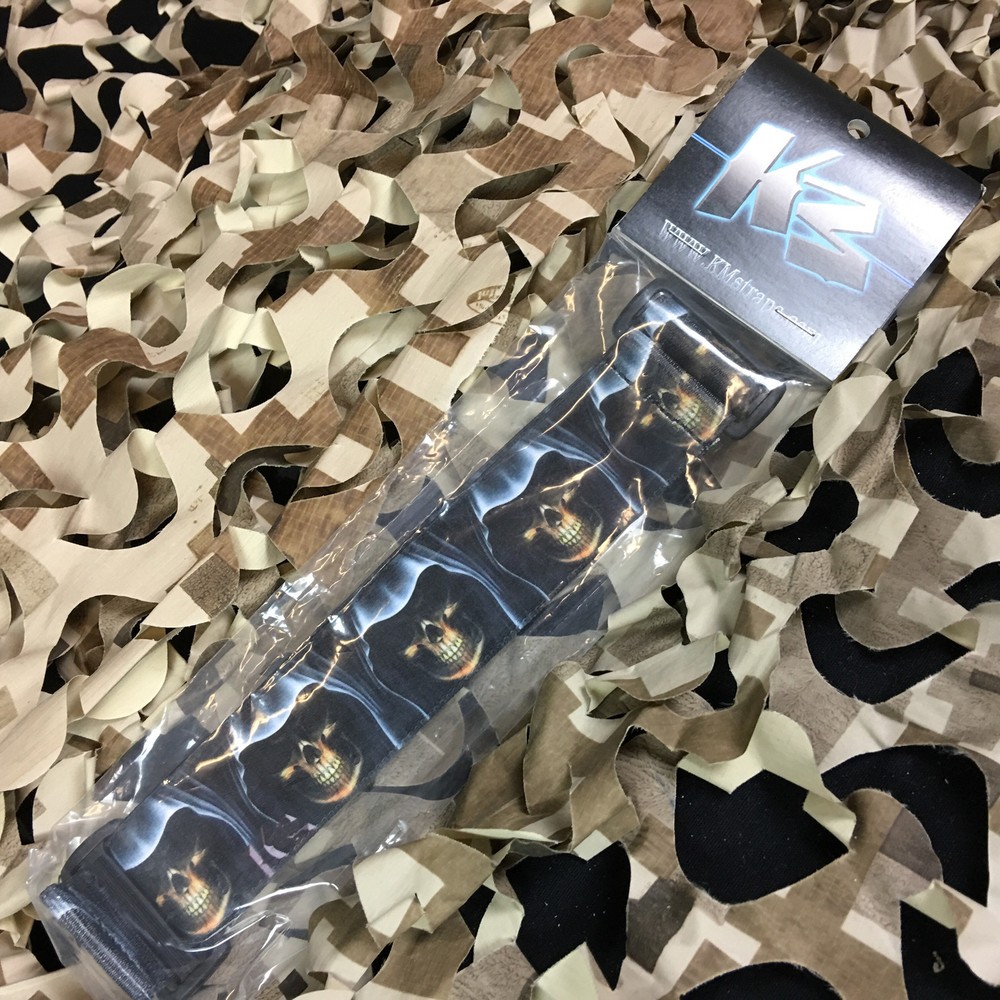 NEW KM Paintball Universal Mask Goggle Strap - The Grim Reaper