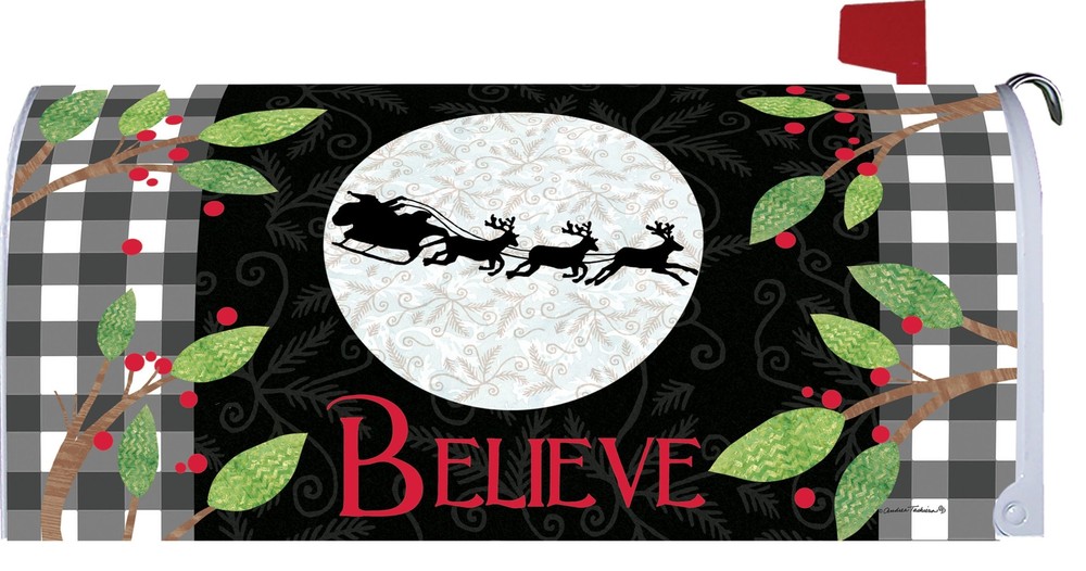 Moonlight Sleigh Mailbox Cover