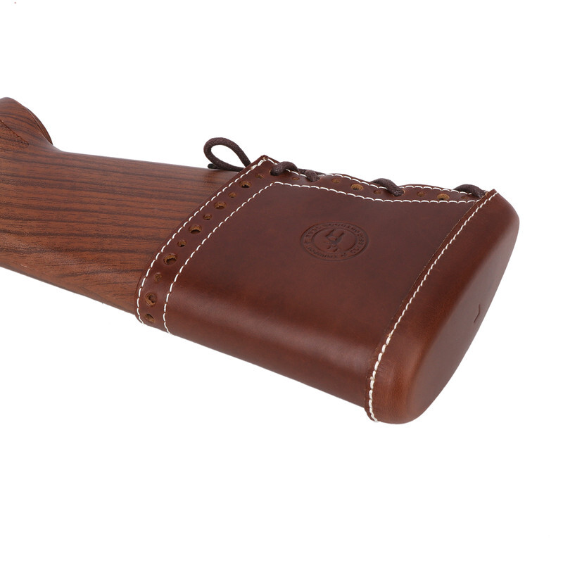 TOURBON Leather Butt Stock Protector Slip-on Recoil Pad Henry Rifle Shooting US