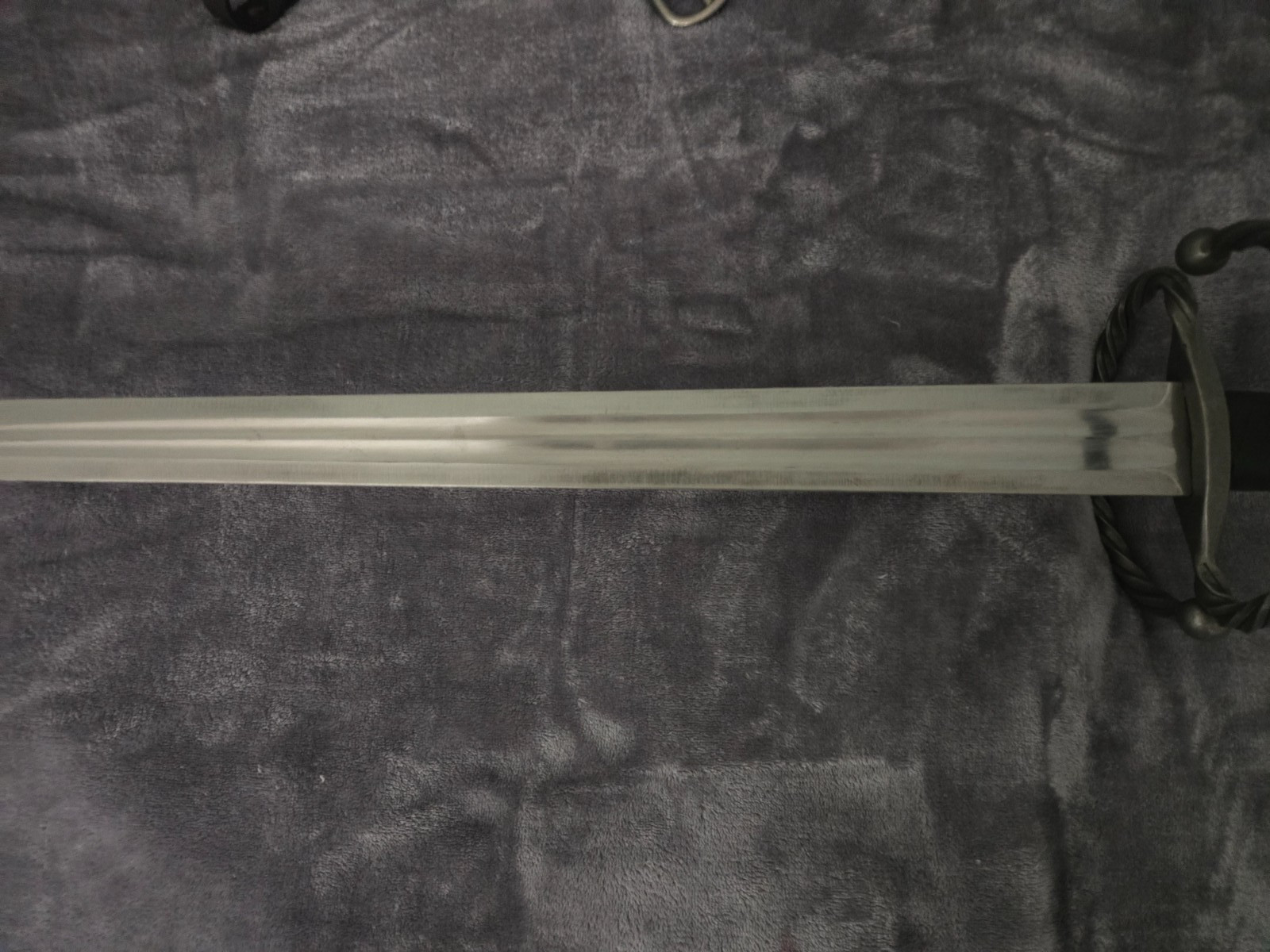 Fabri Armorum Longsword KATZBALGER Bastard Sword Black scabbard belt 120cm Blunt