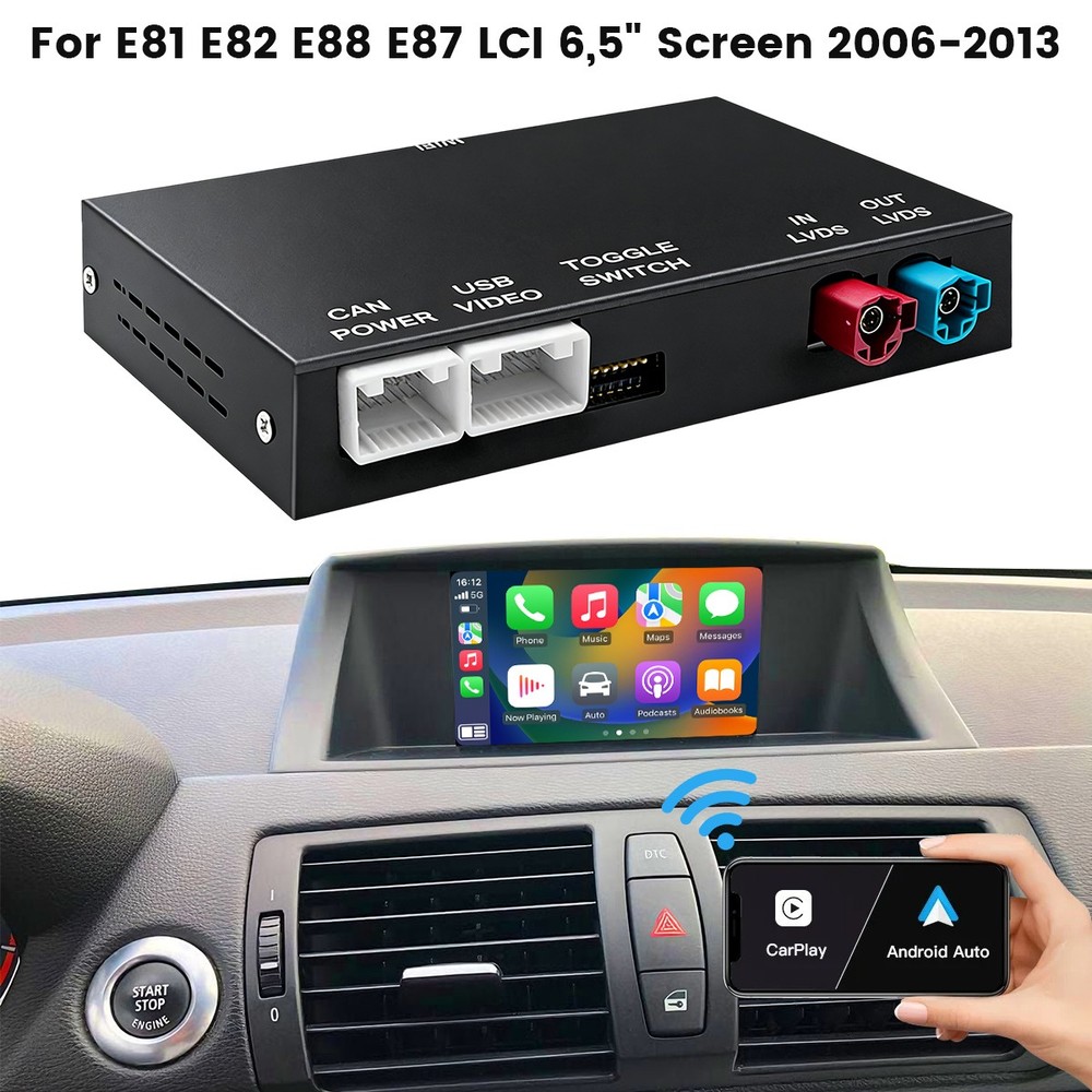 For BMW 328i 2008-2013 CIC System Wireless Apple Carplay Android Auto Module