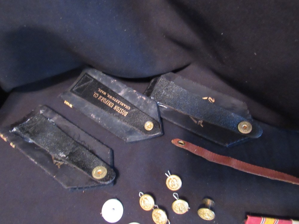 WW II Era Navy Buttons, Pins, 3 Arm Bars