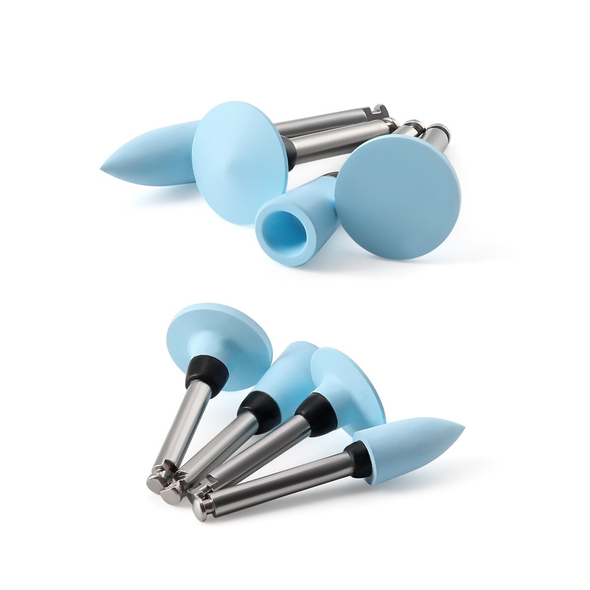 Dental Composite Polishing Burs Kit RA 2.35mm Silicone Polisher for Contra Angle