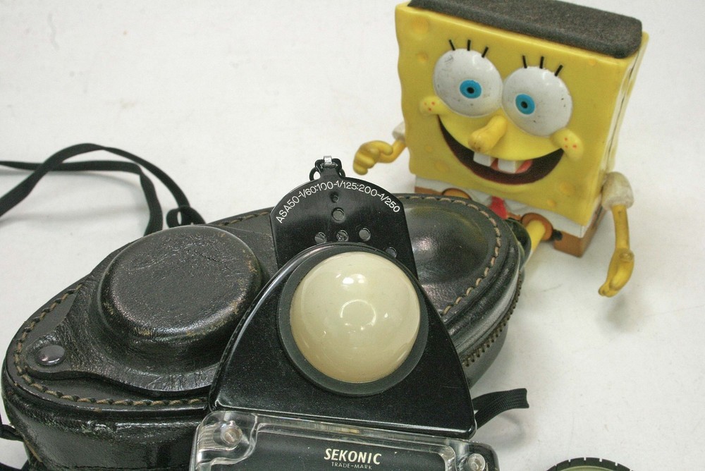 Sekonic Studio Exposure Meter Model S Case Slides Dome