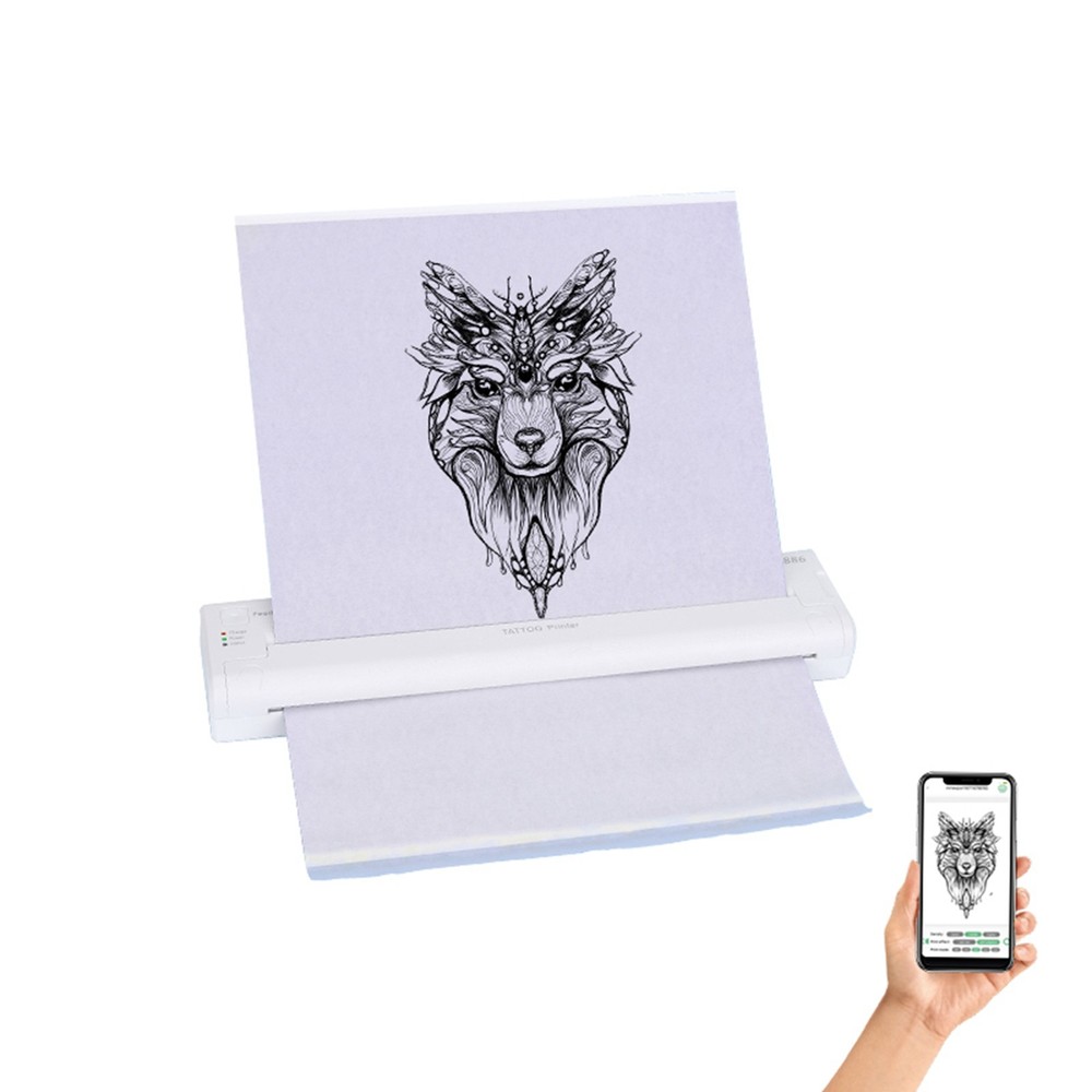 USB Tattoos Printer Thermal Tattoos Pattern Stencil Machine APP One-click SJOY