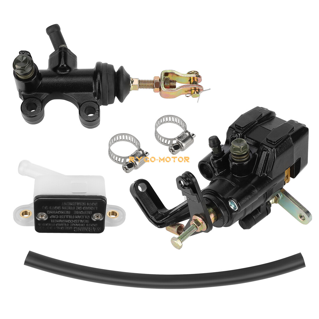 Rear Brake Caliper & Brake Master Cylinder Assy for Honda ATC200X 1983-1985 ATV