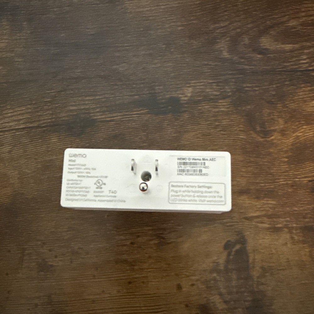 Belkin Wemo Mini Smart Plug