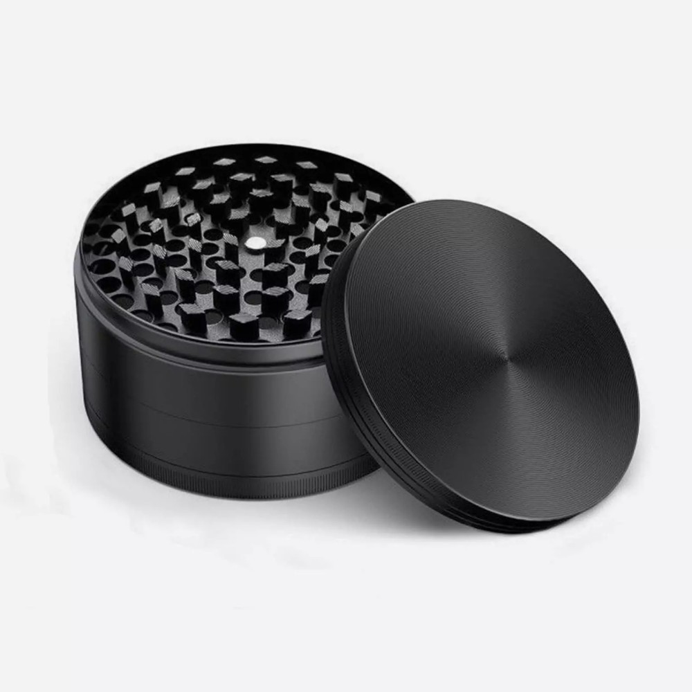 Herb Grinder 4 Layer 3 inch Large Metal Tobacco Crusher Magnetic Tobacco Grinder