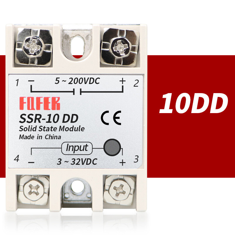 Single Phase Solid State Relay Module DC - DC SSR 10DD - 100DD DC3-32V DC5-200V