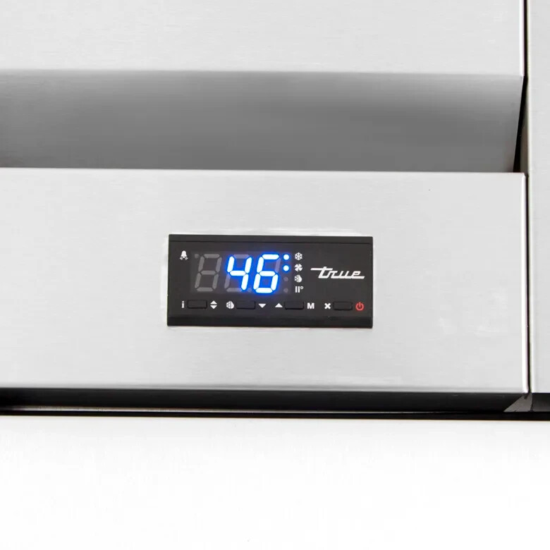 True T-49F-HC 54" Two Section Reach In Freezer, (2) Solid Doors, 115v