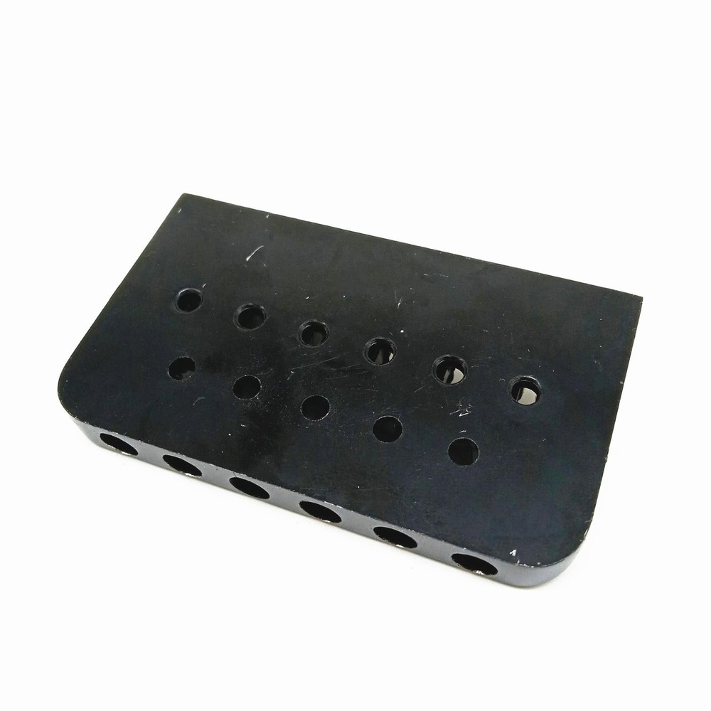 Alloy 6 String Roller Saddle Hardtail Bridge For Electric Guitar Replacement