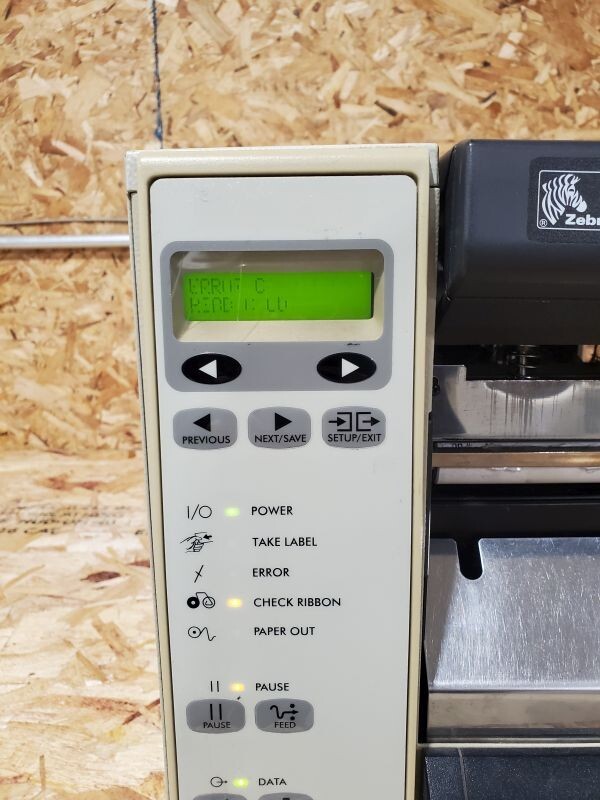 Zebra 140Xi4 Direct Thermal Transfer Barcode Label Printer 140-101-000000