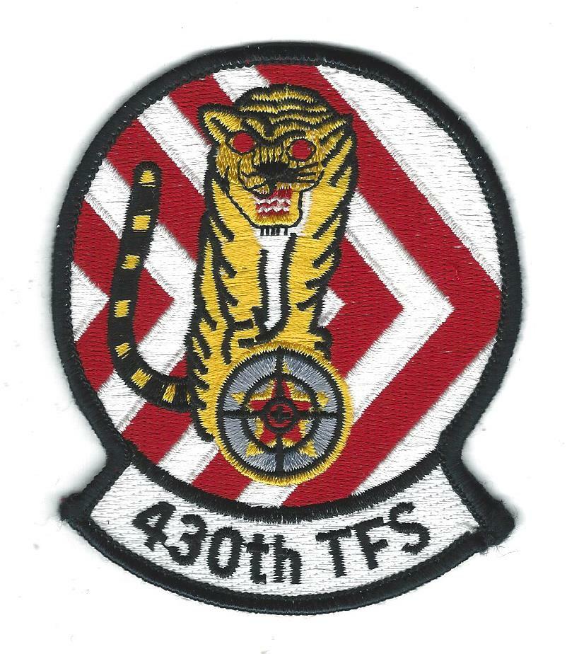 90s 430th TAC FIGHTER SQUADRON 'AGGRESSOR' patch