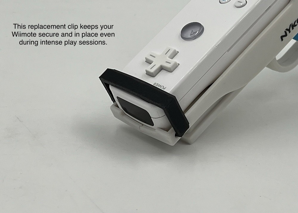 Front Clip Replacement for Nyko Perfect Shot Wii 3D Printed