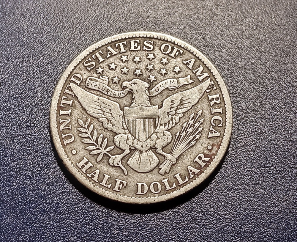 VF 1909-P Barber Half Dollar
