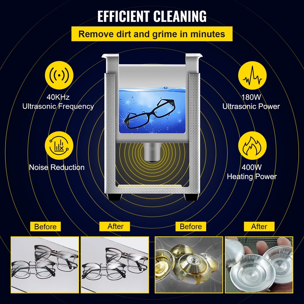 Digital Ultrasonic Cleaning Machine with Heater and Timer