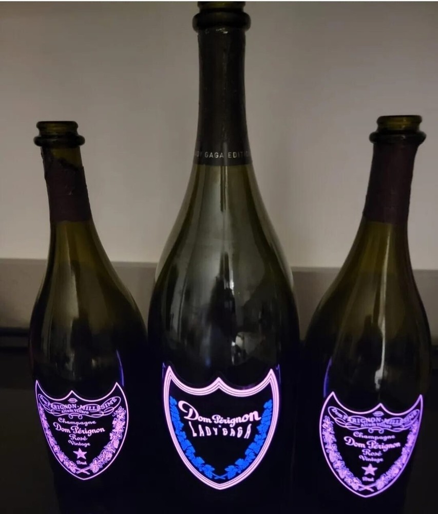 Empty Dom Perignon LADY GAGA