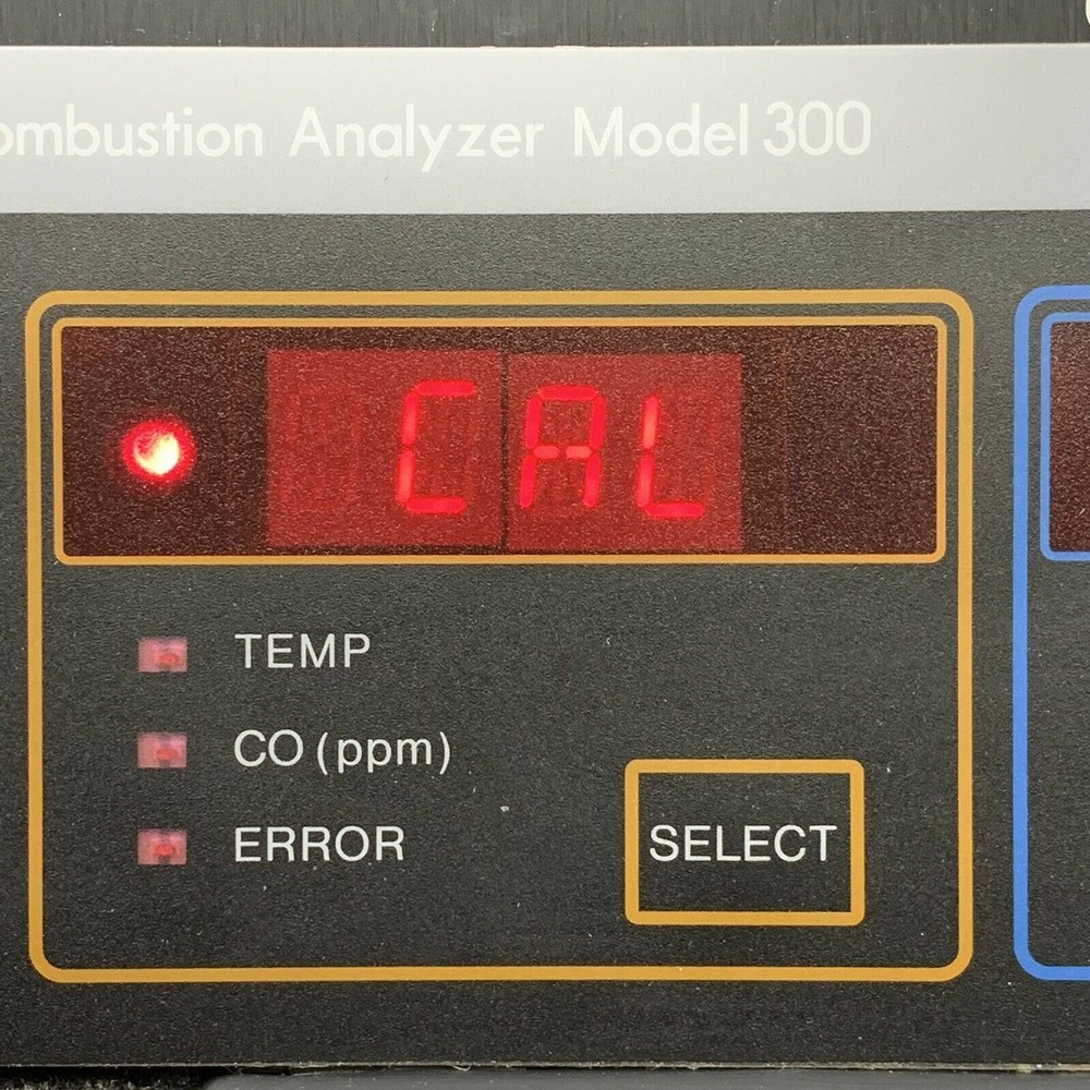 Combustion Analyzer Model 300 Bacharach