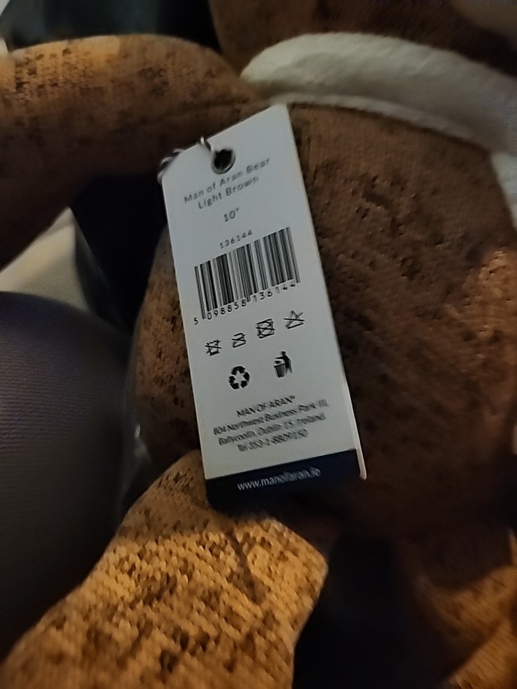 Man Of Aran Bear Light Brown
