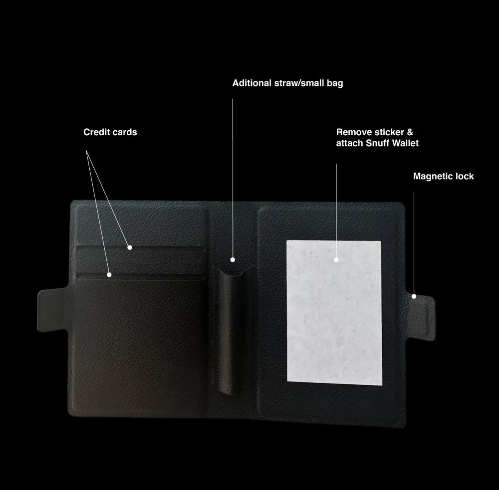 Full silver snuffbox kit - Discreet Pocket box