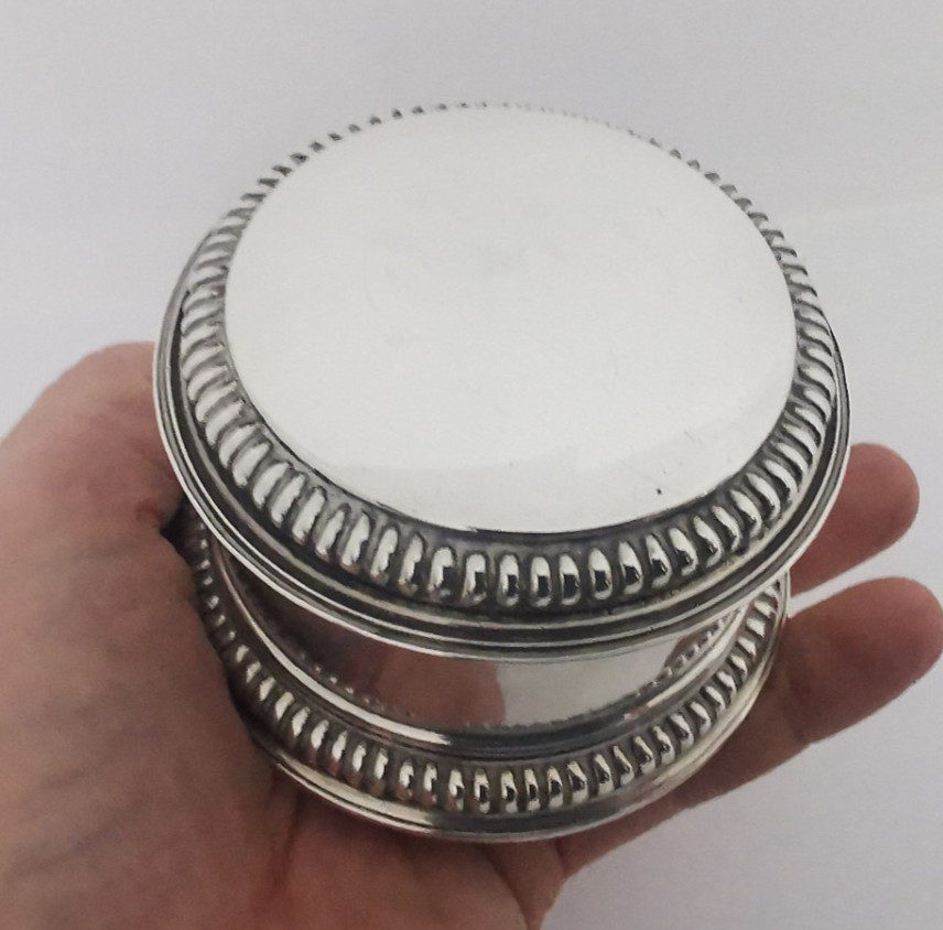 Large Georgian Solid Silver Tobacco Box - Dublin 1806.