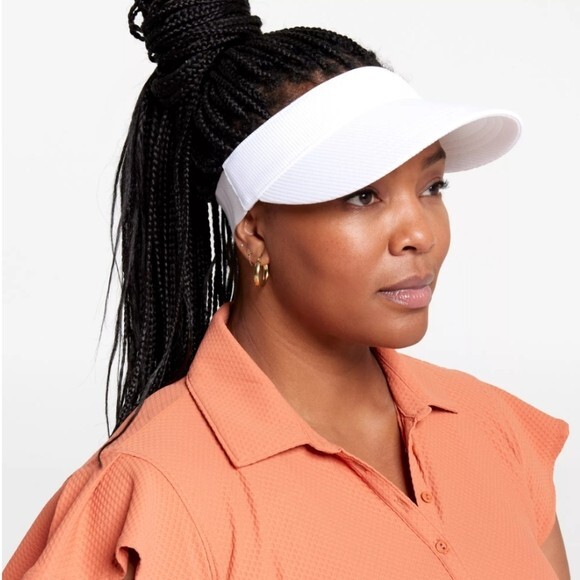 CALIA Ribbed Golf Performance Visor NWT
