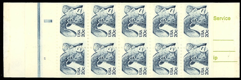 1949a Two 20¢ Misperforated ERROR Panes In Complete Booklet - Stuart Katz