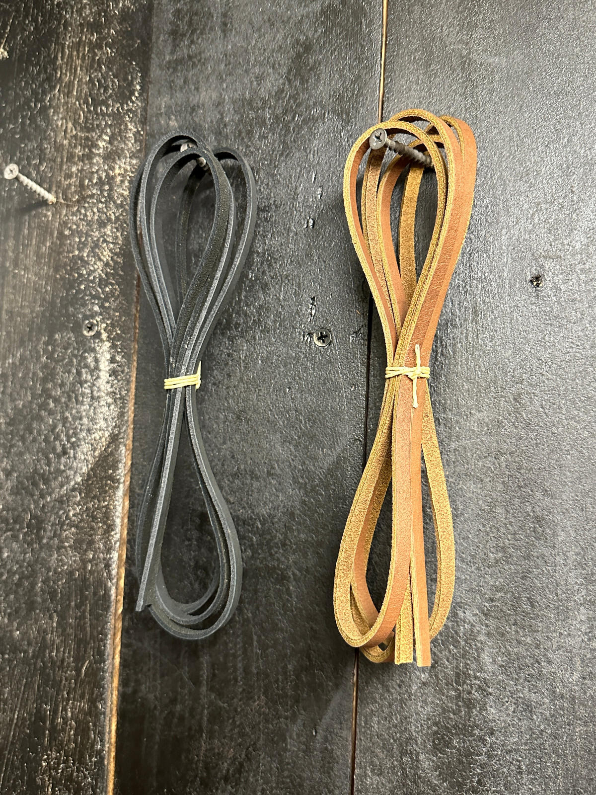 BROWN Genuine Leather Lace 1/4” x 72” Strip Cord Braiding String Lacing 6mm