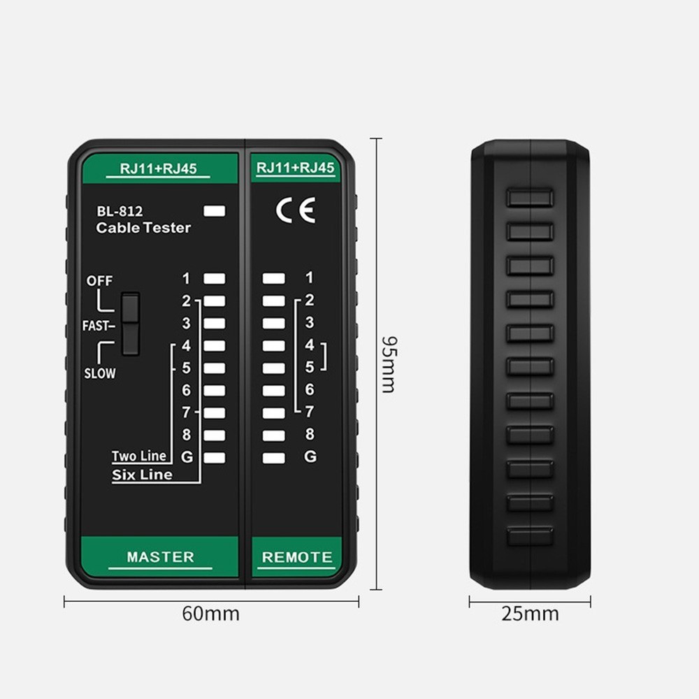 BL-812 Cable Tester for Network Signal Tracing Shielded Unshielded 8 Core