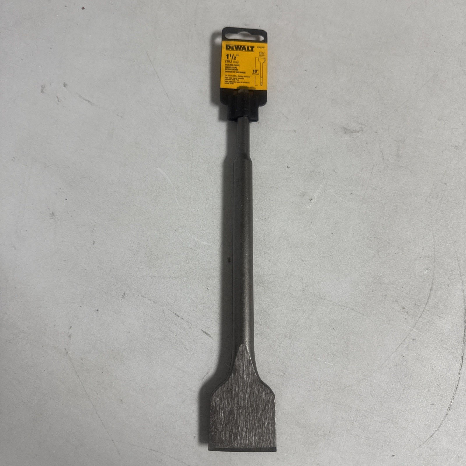 DeWalt DW5349 1-1/2" x 10" Scaling Chisel with SDS+ Shank