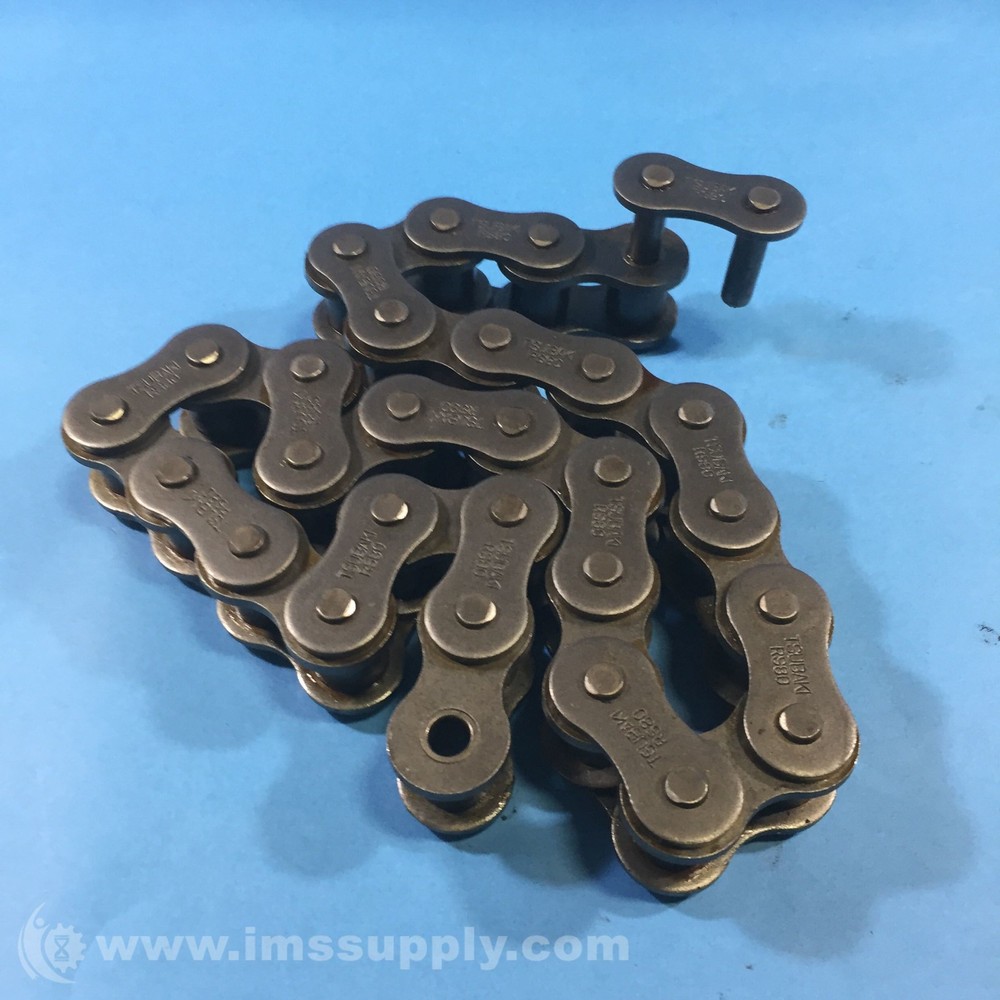 Tsubaki RS80 Roller Type: S Roller Single Roller Chain 2909