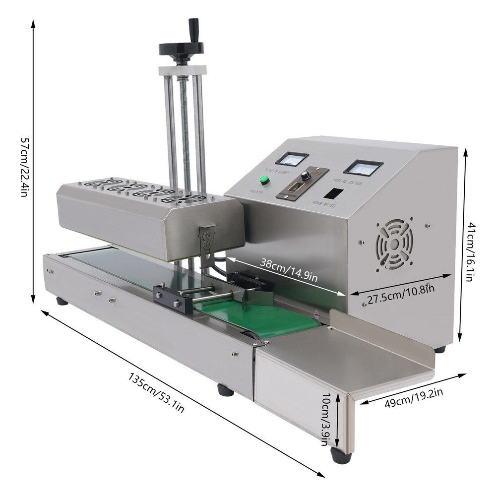 LX6000 Automatic Continuous Induction Sealer Bottle Cap Sealing Machine 20-100mm